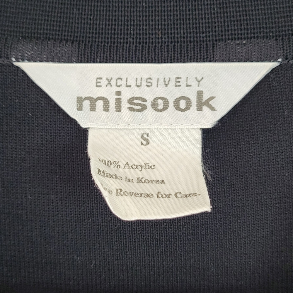 Misook Cotrast Trim Button Front Top Cardigan Jac… - image 7
